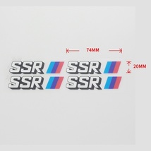 【送料無料】SSR(スピードスターレーシング)　ステッカー　ホワイト　①_画像2