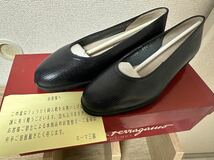 フェラガモ パンプス ローヒール 23.0㎝ Salvatore Ferragamo_画像2