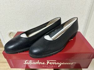 フェラガモ パンプス ローヒール 23.0㎝ Salvatore Ferragamo