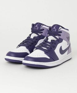 美品 Nike Air Jordan 1 Mid Sky J Purple White Light Blueberry US10.5/29.5cm/UK10.5 DQ8426-515 ナイキ エア ジョーダン 1 MID