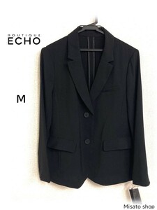 ★ECHO★ エコー レディース ストレッチ テーラードジャケット M　3223-2241 BK2