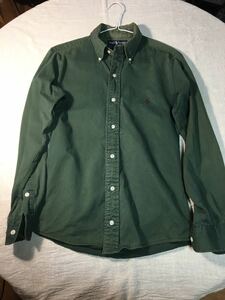 ラルフローレン RALPH LAUREN BLAKE 100％コットン ボタンダウンシャツ 古着 