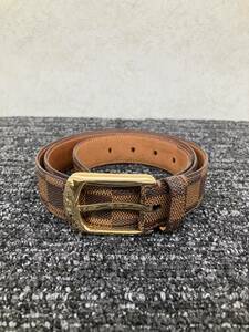 【LOUIS VUITTON】送料無料　サンチュール・エリプス　M6995　95/38　ダミエ　ルイヴィトン　ベルト　