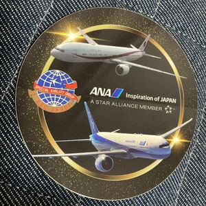 ☆送料無料☆新品 未使用☆ANAステッカー 全日空 シール エアライングッズ 飛行機 航空☆数量5あります☆