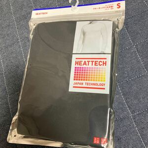 ☆送料無料☆新品 未使用☆ユニクロ UNIQLO☆ヒートテック☆クルーネックT 九分袖　ブラックS HEATTECH