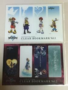 KINGDOM HEARTS　クリアブックマーク セット キングダムハーツ