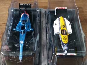 DeAGOSTINI 1/24 ビックスケール F1コレクション ウィリアムズFW11B(6号)・アルピーヌ A521(51号) 2台セット