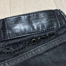 藤原ヒロシ　fragment design levis fenom フェノム　Blackクリスタル　207 Disco 32x31 超美品　日本製_画像3