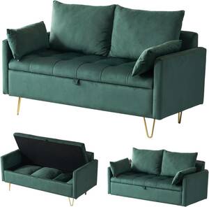  sofa 2 seater . sofa storage attaching two person .. sofa elbow attaching low sofa ( green )