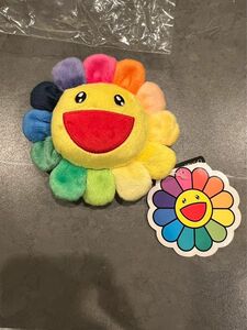 村上隆　カイカイキキ MURAKAMI flower 正規品 108 ブラックピンク ミニクッション プラッシュ 15cmほど