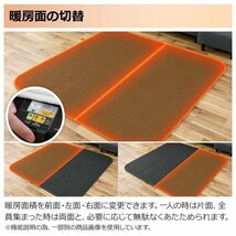 新品/保証付き　3畳（カバーと本体が一体型）超ふわふわ極厚 空気を綺麗にする ホットカーペット SU.EG-SF.30(管理No-KTU)_画像7