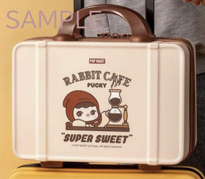 POPMART◆PUCKY ラビットカフェ スーツケース　トランク pop mart