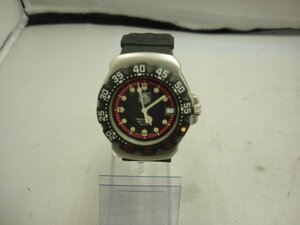 【TAG HEUER】タグホイヤー　ダイバーズウォッチ　WA1214　ブラック×レッド　レディス腕時計　SY02-E11