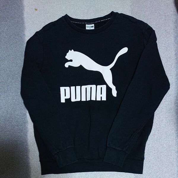 size L PUMA デカロゴのトレーナー