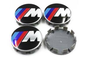 BMW ホイールキャップ 68mm 傷防止フィルム付き　BMW　ホイールセンターキャップ　68mm 新品未使用　4個セット　BMW M