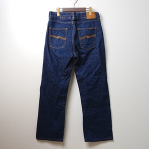 Nudie Jeans FAST FREDDY ヌーディージーンズ ワイド バギーフィット デニムパンツ ジーンズ シンチバック イタリア製 W29 L32の画像3