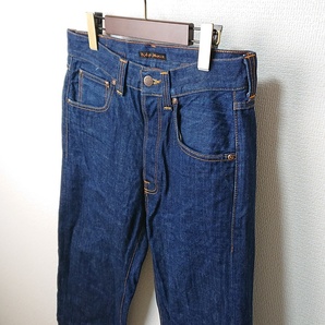 Nudie Jeans FAST FREDDY ヌーディージーンズ ワイド バギーフィット デニムパンツ ジーンズ シンチバック イタリア製 W29 L32の画像4
