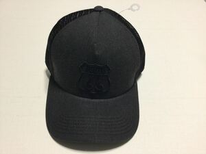 ROUTE66 MESH CAP ◎ルート66 メッシュキャップ 帽子 ●ダークグレーｘブラック●アメカジ 〇長期保管・デッドストック・未着用