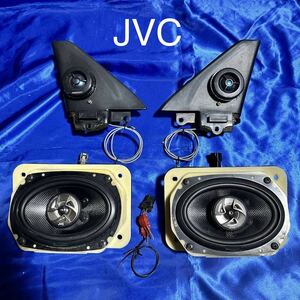 日産 PRIMERA プリメーラ アベニール （P10 HP10 W10）フロントドア スピーカー ツイーター JVC CS-E465 左右セット