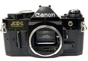 Canon キャノン AE-1 プログラム PROGRAM シャッター鳴き無し ブラック 完動品