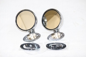  Rover Mini polish racing toa mirror clear Flat lens left right set door mirror Rover Mini bolt on CMR-45LH/CMR-45RH