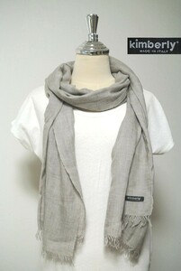 ●美品！KIMBERLY【キンバリー】ストール(*^_^*)定価10,000円前後 MADE IN ITALY(イタリア製)