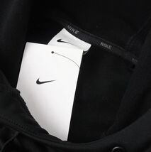 新品 2XLサイズ 秋冬 NIKE ナイキ ビックロゴ Therma-FIT 裏起毛 パーカー 黒 ジャケット 保温フリース フーディー メンズ_画像4