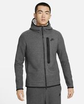 新品 2XLサイズ NIKE Tech Fleece ナイキ テックフリース 定価34,650円 上下 パーカー ジョガーパンツ 厚手 フリース 裏起毛 セットアップ _画像3