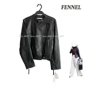 【送料無料】定価22000円 新品■スコットクラブ FENNEL フェンネル■ 大人魅え...♪スタイリッシュなエコレザーライダースジャケット