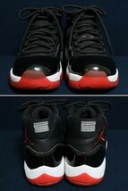 2017年 NIKE AIR JORDAN 11 RETRO 378037-010 ナイキ エアジョーダン レトロ 黒 赤 US9 27cm シカゴ ブルズ 23 // 1995 1996 NBA バスケ_画像2