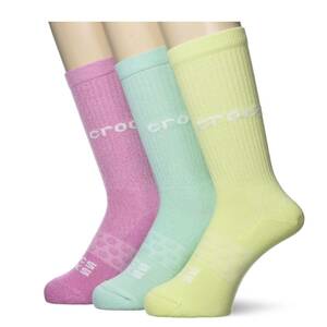 サイズ22～24.5cm★3足セット★クロックス　ソックス　CROCS SOCKS★女性に　大人サイズS★207955-94S-S★正規品★2394 スポーツソックス