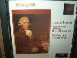 B・ヴァイル&ターフェルムジーク ハイドン 交響曲88～90番 輸入盤