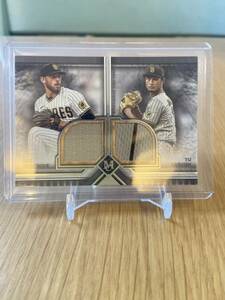 2023 Topps Museum Darvish Musgrove Relic Padres 35枚限定 ダルビッシュ マスグローブ デュアルレリック 50枚限定　パドレス　SP