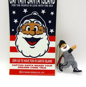 ★送料無料!! CAPTAIN SANTA FIGURE キャプテンサンタ SANTA ベースボールソフビBALL CHAIN & CAPTAIN SANTA ISLAND ステッカーセット★