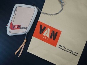 ★送料無料!VAN JAC ヴァンヂャケット 永遠のIVY伝説の紙袋タイプコインとカードケース&オマケ「本物のVAN紙袋」★