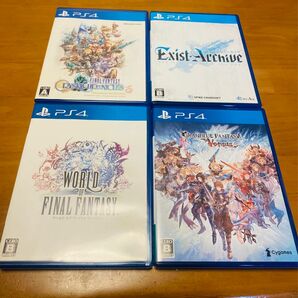 PS4 ソフト4本セット(盤面傷なし)