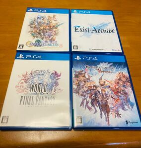 PS4 ソフト4本セット(盤面傷なし)