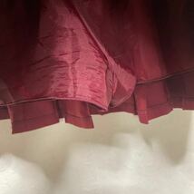 赤 プリーツスカート ショートパンツ ミニスカート キュロットパンツ キュロットスカート レッド Mサイズ コスプレ衣装 制服 アニメJK JC_画像2