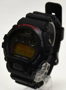 GH11 【稼働中】 ジーショック G-SHOCK カシオ CASIO FOX FIRE フォックスファイア DW-6900B-9 クオーツ デジタル腕時計 三つ目モデル