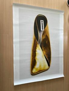 JIL SANDER ポスター ジルサンダー スタンドバイ ルークメイヤー 大判ポスター 両面ポスター 表参道 ゴールド クリスローズ Chris Rhodes