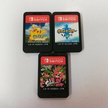 gH981a [動作品] スイッチ ソフト ポケットモンスター Let's GO! ピカチュウ ソード スプラトゥーン2 計3点 | ゲーム X_画像5