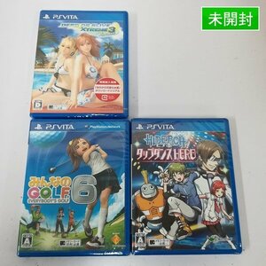 gQ515a [未開封] PSVITA ソフト DEAD OR ALIVE XTREME3 Venus みんなのGOLF6 HIDEBOH タップダンスHERO | ゲーム S