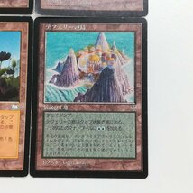 sA035o [訳あり] MTG 土地 Wooded Foothills ファイレクシアの塔 不毛の大地 焦土 水蓮の谷間 テフェリーの島 計6枚_画像8