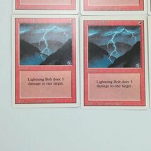 sD982o [人気] MTG 稲妻 Lightning Bolt リバイズド 3ED 英語版 計12枚_画像5