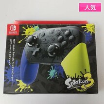 gQ576a [動作品] Nintendo Switch Pro コントローラー スプラトゥーン3 エディション | ゲーム X_画像1