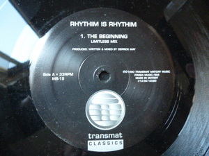 Rhythim Is Rhythim / The Beginning レア名盤 TECHNO CLASSIC Derrick May 12EP Emanon / Drama / Salsa Life 収録　試聴