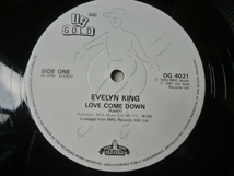 Evelyn King / Love Come Down 名曲ディスコ 長尺バージョン 12 Evelyn "Champagne" King / Shame 収録　試聴_画像3