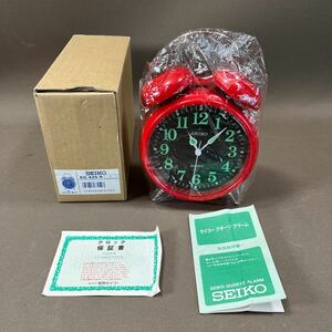 【未使用品】SEIKO 目覚まし時計 ベル音 セイコー デッドストック レトロ アンティーク KG 425 R クォーツアラーム ベル 服部セイコー