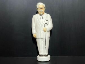 [KFC]Colonel Sanders Coin Bank Doll машина фланель Sanders монета банк фигурка копилка Canada производства Vintage vintage примерно 32cm