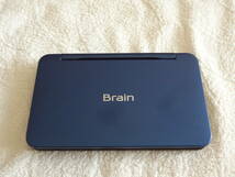 シャープ PW-S1-Ｋ カラー電子辞書 Brain 英語強化 高校生モデル ネイビー系_画像2